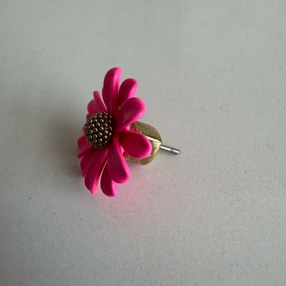 Kate Spade Vibrant Pink Daisy Earrings - Picture 7 of 10